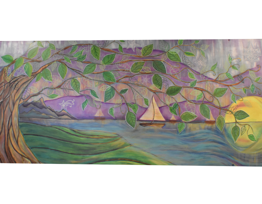 Murals - Window Of Opportunity” at St.Joe’s Hamilton (2018) by April Mansilla.