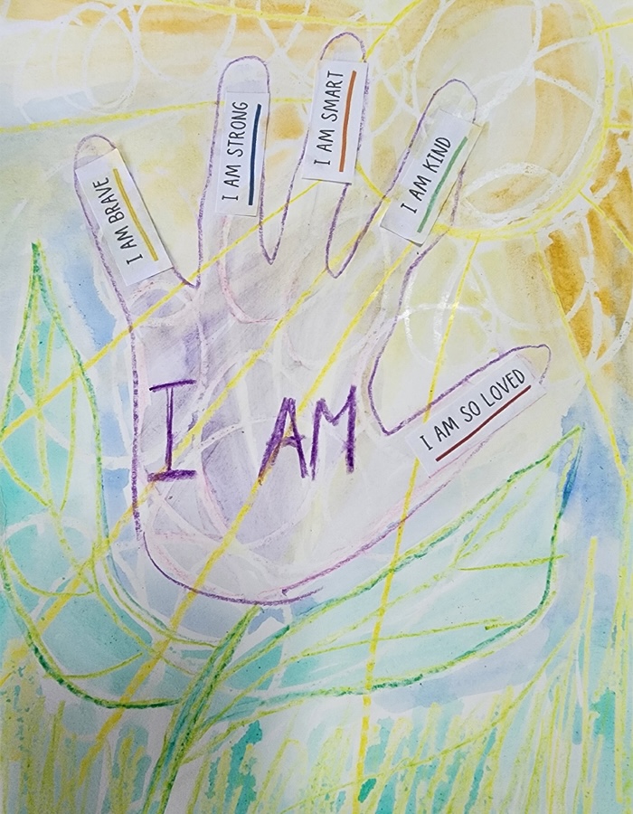 I am - Workshop at Dundas Valley School of Art, Community Outreach with April Manislla.